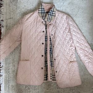 Quilted Plaid Burberry Jacket